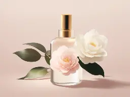 Bouteille d'huile de camelia